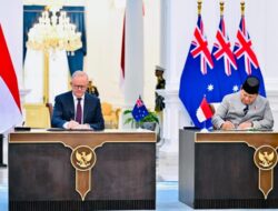 Perkuat Kemitraan Strategis Indonesia-Australia, Presiden Prabowo dan PM Albanese Tandatangani Traktat Keamanan Bersama